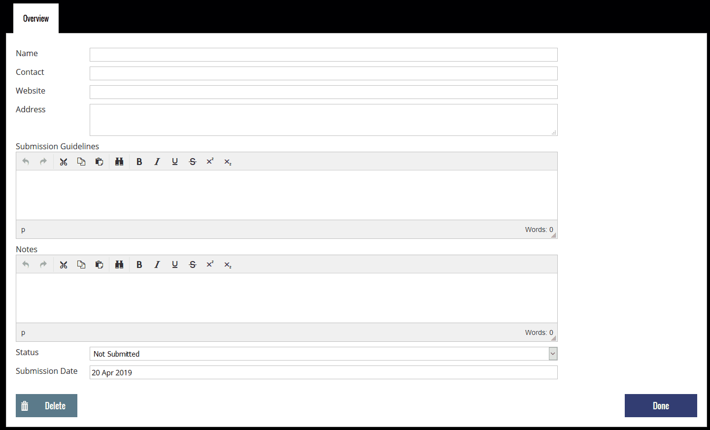 The Novel Factory - Submission