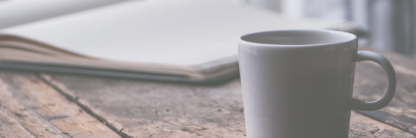 Cup and book image from Pixabay