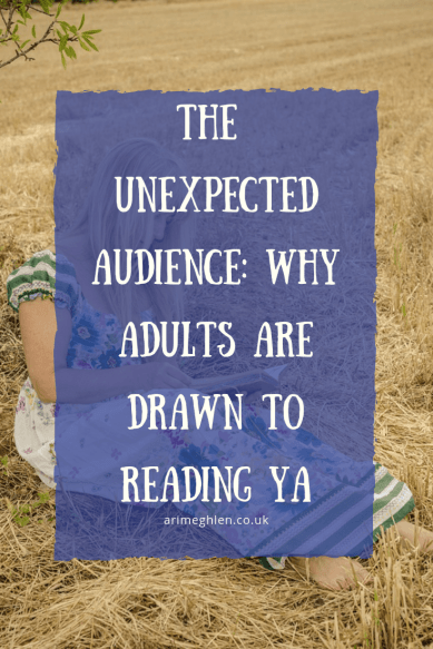 The Unexpected audience: Why adults are drawn to reading YA.  Image of woman reading a book in a field.
