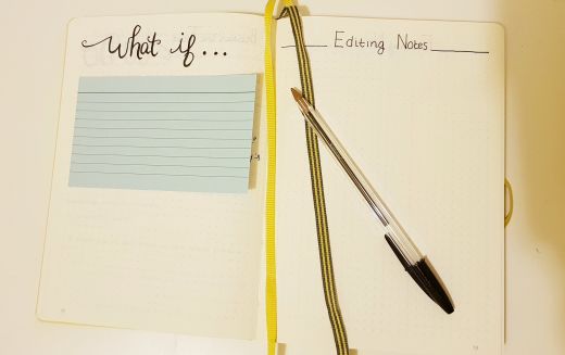 Bullet Journalling What If.  Bullet Journal for Writers