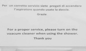 Bad translations, incorrect sign