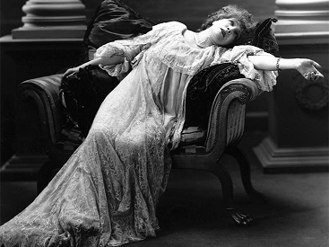 Vintage fainting image meme