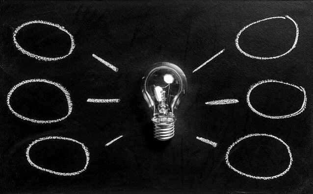 Featured Images - Lightbulb mindmap. Ideas
