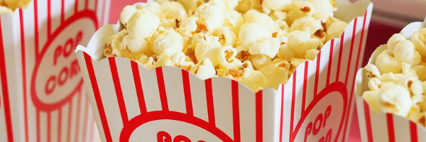 Cinema Popcorn. Image from pixabay
