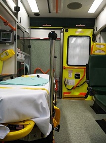 Ambulance, inside of an ambulance, Emergency services, medical emergency