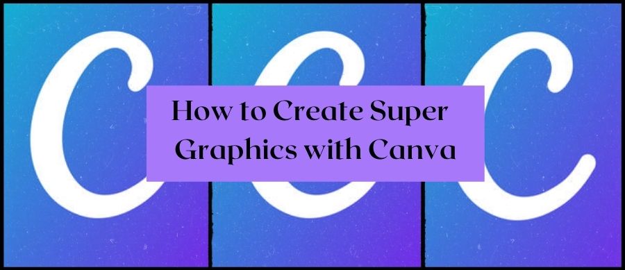 How To Create Super Graphics With Canva. Image of Canva's C logo