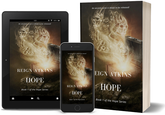 Book cover Hope by Reign Atkins.  Book 1 in the Hope Series