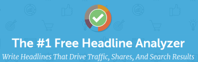 Image CoSchedule Free Headline Analyzer. The #1 Free Headline Analyzer. Write headlines that drive traffic, shares and search results
