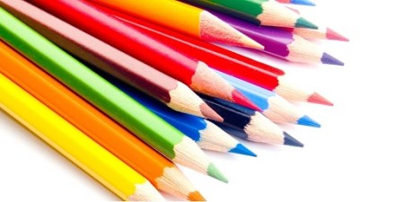 Blog Image - Photo of several coloured pencil crayons with sharp points. Image from GraphicStock