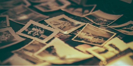 Blog Image - Collection of old black and white photographs. Image from Pixabay