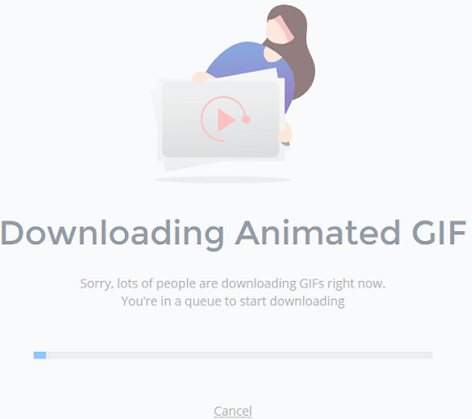 Visme Downloading Animated Gift.  Sorry lots of people are downloading gifs right now, you're in a queue to start downloading