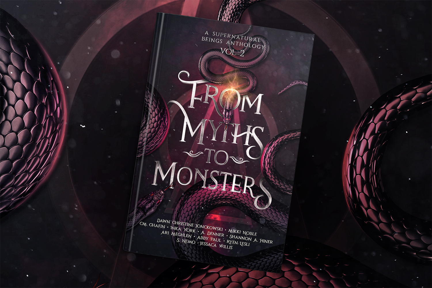 Book cover of From Myths To Monsters, Supernatural Beings Anthology Volume 2