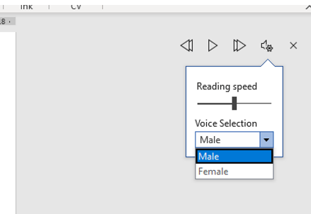Read Aloud - controls