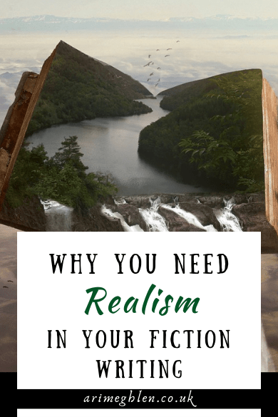 Why You Need Realism In Your Fiction Writing | AriMeghlen.co.uk. Image of a book with a world