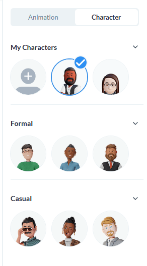 _visme 12 characters